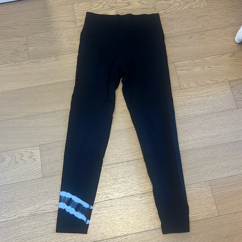 Electric & Rose Legging with Blue Tie-Dye Detail